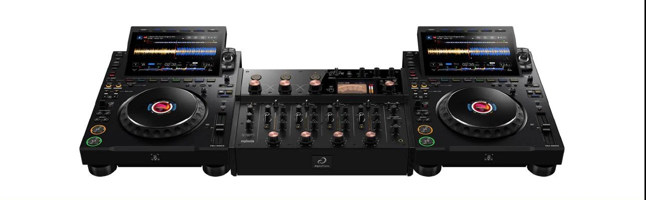 VIK.T technical rider: AlphaTheta CDJ-3000X y mesa Euphonia